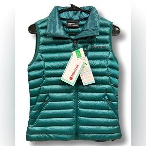 NWTs Marmot Women’s Avant Featherless Vest.  Botanical Garden. XS